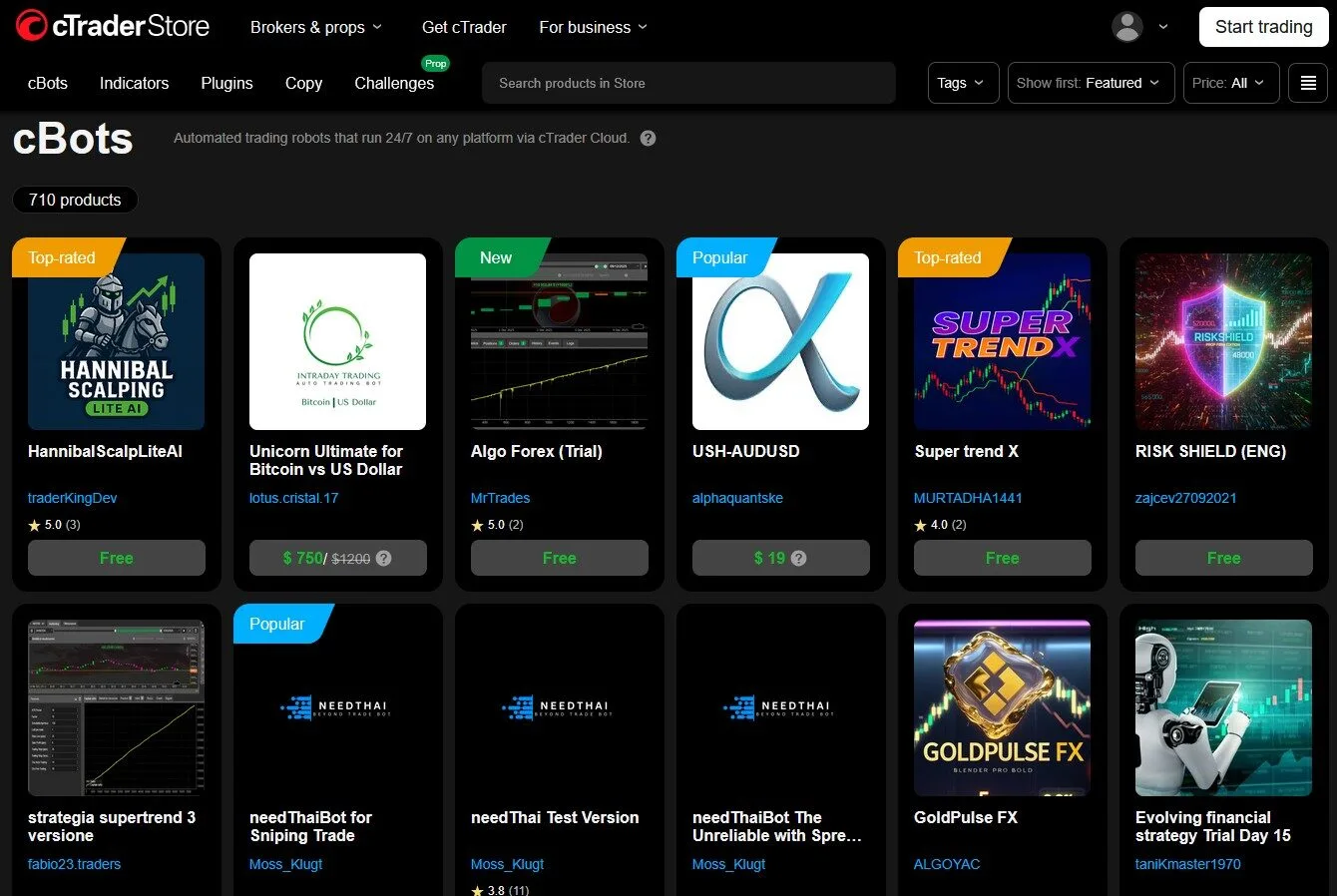ctrader-store-cbot