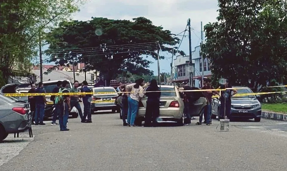 kes tembakan dan vandalisme

